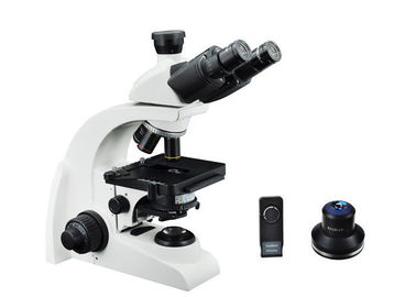 Chine Blanc de microscope d'équipement de laboratoire du microscope 40X de champ foncé de Trinocular fournisseur