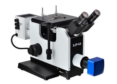 Chine microscope métallurgique droit XJP-6A de 20X 40X avec la source lumineuse de 6V 30W fournisseur