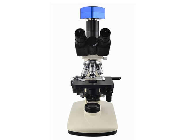 microscope d'équipement de laboratoire du microscope 10x 40x 100x de 3W LED Trinocular